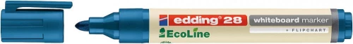 Marker suchościeralny edding 28 EcoLine, okrągła, 1.5-3mm, 1 sztuka, niebieski