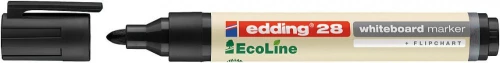 Marker suchościeralny edding 28 EcoLine, okrągła, 1.5-3mm, 1 sztuka, czarny