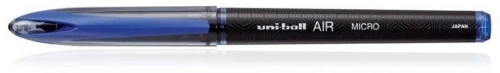 Pióro kulkowe Uni UBA-188-M Air Micro, obudowa kolor czarno-niebieski, wkład niebieski