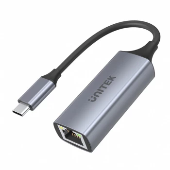 Adapter USB-C 3.1 Gen 1 do RJ45 Unitek U1312A, grafitowy