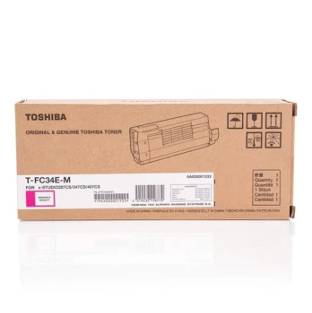 Toner Toshiba 6A000001533 (T-FC34EM), 11500 stron, magenta (purpurowy)