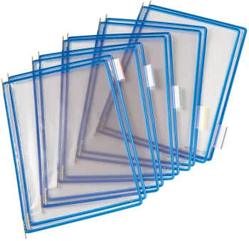 Panele prezentacyjne Tarifold, A3, 10 sztuk, niebieski