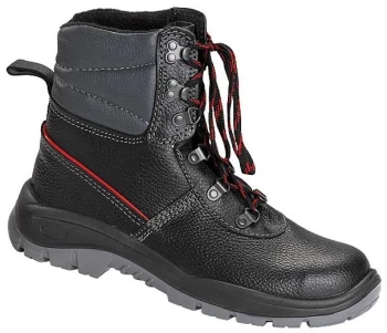 Buty robocze bezpieczne PPO Strzelce Opolskie, PPO Winter model 0151, S1 CI SRC, skóra naturalna, rozmiar 42, czarny