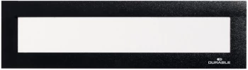 Ramka magnetyczna do nagłówków Durable Duraframe Magnetic Top, 236x66mm, 5 sztuk, czarny