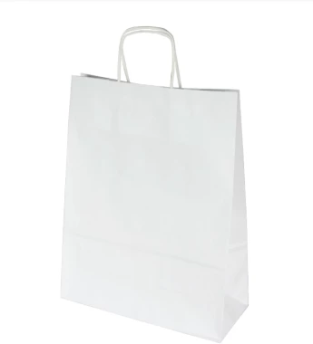 Torba papierowa Ecobag, 180x80x225mm, 100g/m2, 500 sztuk, biały