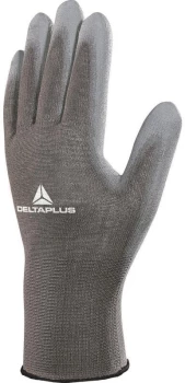 Rękawice dziane Delta Plus, rozmiar 7, 1 para, szary