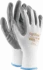 Rękawice powlekane Ogrifox OX-NITRICAR WS, rozmiar 8, biało-szary
