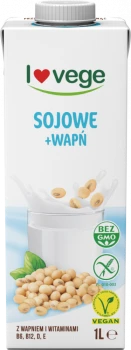 Napój sojowy Lovege, z wapniem, 1l