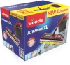 Zestaw Vileda Ultramax Box XL, wiadro+kij+uchwyt do mopa+mop płaski, czarno- czerwony