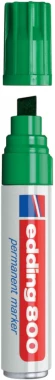 Marker permanentny edding 800, ścięta, 4-12mm, zielony