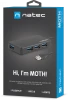 Rozgałęziacz - Hub Natec Moth NHU-1342, 4x USB 3.0, czarny