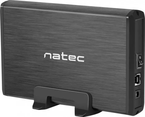 Obudowa HDD/SSD zewnętrzna Natec Rhino, Sata 3.5", USB 3.0, aluminium, czarny