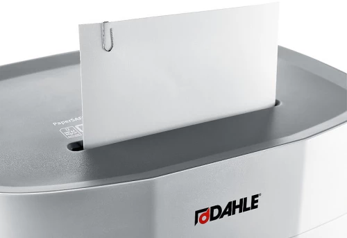 Niszczarka Dahle Papersafe PS260, ścinek 4x12mm, DIN P-4/F-1/O-1/T-4/E-3, 12 kartek,  biało-szary