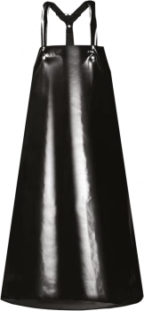 Fartuch kwasoługoochronny Pros, rozmiar 170-176cm, czarny
