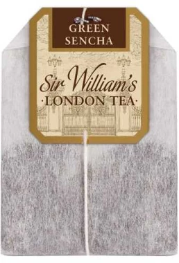 Herbata zielona w torebkach Sir William's London Green Sencha, 25 sztuk x 1.5g