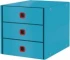 Pojemnik Leitz Click&Store Cosy, z 3 szufladami, do dokumentów, A4, niebieski