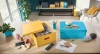Pudełko do przechowywania Leitz Click&Store Cosy, duże, 369x200x482mm, żółty