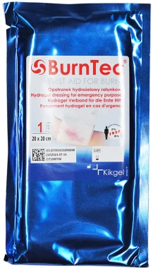 Opatrunek hydrożelowy BurnTec, sterylny, 20x20cm