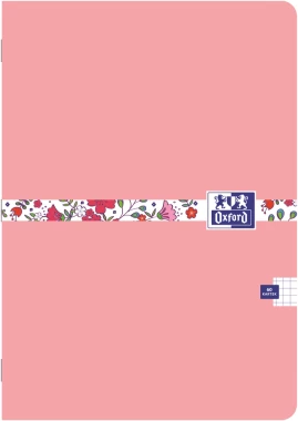 Zeszyt w kratkę Oxford Floral, A4, 60 kartek, mix kolorów