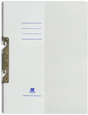 Skoroszyt hakowy Barbara, 1/2 A4, do 150 kartek, 250g/m2, biały