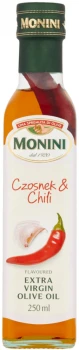 Oliwa z oliwek Extra Vergine Monini, czosnek i chili, 250ml