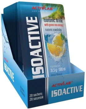 Napój izotoniczny Activlab Isoactive, w saszetkach, cytrynowy, 20 sztuk, 31.50g
