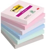Karteczki samoprzylepne Post-it Super Sticky Soulful, 76x76mm, 6x90 karteczek, mix kolorów pastelowych