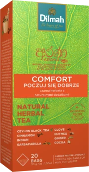 Herbata funkcjonalna w torebkach Dilmah Arana Comfort / Poczuj się dobrze, 20 sztuk x 1.5g