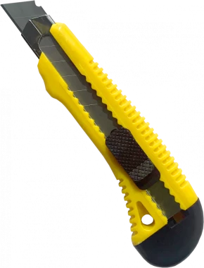 Nożyk z wymiennym ostrzem Gertu, 18mm, żółty