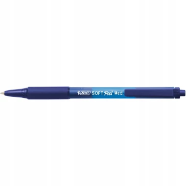 Długopis automatyczny BIC Soft Feel, 1mm, niebieski
