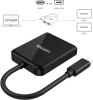 Adapter Unitek USB-C - 2x HDMI 2.0a 4K 60Hz, czarny