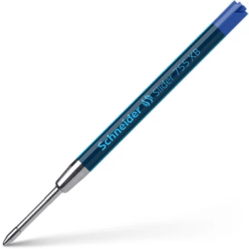 Wkład do długopisu Schneider, Slider 755, XB, format G2, niebieski