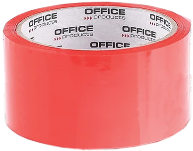 Taśma pakowa Office Products, akryl, 48mmx50yd, czerwony