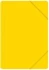Teczka plastikowa z gumką Office Products, A4, 3-skrzydłowa, 500µm, żółty