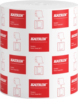 Ręcznik papierowy Katrin Classic 460102, 2-warstwowy, 6x160m, w roli, 6 rolek, biały