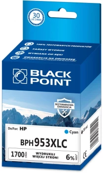 Tusz Black Point 953XL (F6U16AE), 1700 stron, cyan (błękitny)