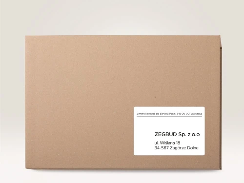 Etykiety uniwersalne Avery Zweckform, 105x70mm, 100 arkuszy, biały