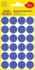 Etykiety usuwalne Avery Zweckform, okrągłe, średnica 18mm, 4 arkusze, 96 sztuk, niebieski