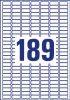 Etykiety papierowe do trudnych powierzchni Avery Zweckform, 25.4x10mm, 20 arkuszy, biały