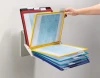 Uchwyt ścienny/stołowy Durable Vario Pro 10, z 10 panelami A4, mix kolorów