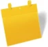 Kieszeń magazynowa Durable, z paskami montażowymi, A4, pozioma, 50 sztuk, żółty