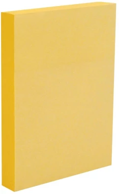 Karteczki samoprzylepne MemoBe, 50x75mm, 100 karteczek, żółty