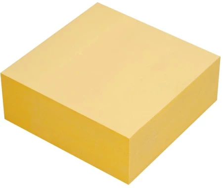 Karteczki samoprzylepne MemoBe, 75x75mm, 300 karteczek, żółty
