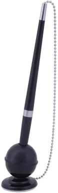 Długopis mocowany na łańcuszku MemoBe Elegance, stojący, niebieski