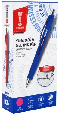 Długopis żelowy MemoBe Smoothy, 0.5mm, różowy