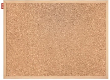 Tablica korkowa MemoBe, w ramie drewnianej, 40x30cm, brązowy
