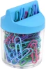 Spinacz MemoBe, okrągły, w magnetycznym słoiku, 28mm, 100 sztuk, mix kolorów pastelowych