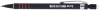 Ołówek automatyczny MemoBe Four Lines, HB, 0.5mm, z gumką, czarny