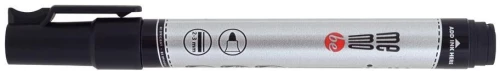 Marker suchościeralny MemoBe + 2 ampułki z zapasowym tuszem, okrągła, czarny