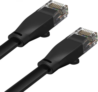 Kabel sieciowy UTP Ethernet Cat. 6 Unitek, płaski, 3m, czarny